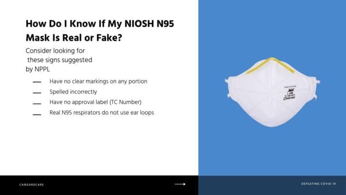 How Do I Know If My NIOSH N95 Mask Is Real or Fake?