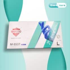 SHIRUDO Medical Chemo tested Nitrile Gloves, Blue, Powder Free, Size Large – 200pcs