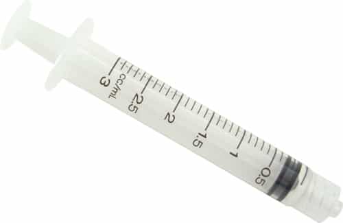 CONVENTIONAL Polyethylene Syringes 3cc
