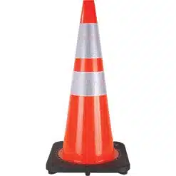 Traffic cone for disinfecting and cleaning products