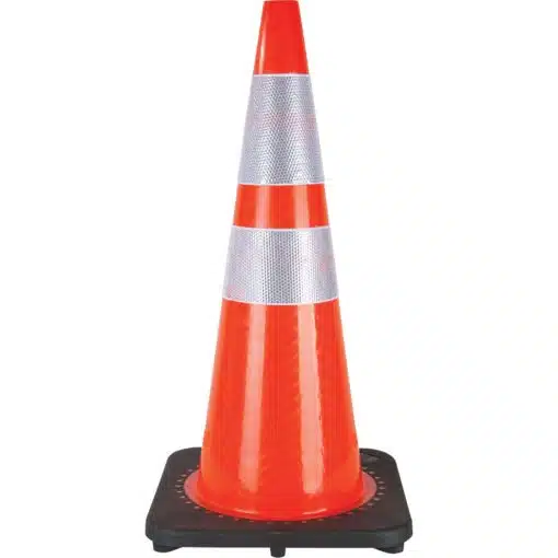 Traffic cone for disinfecting and cleaning products