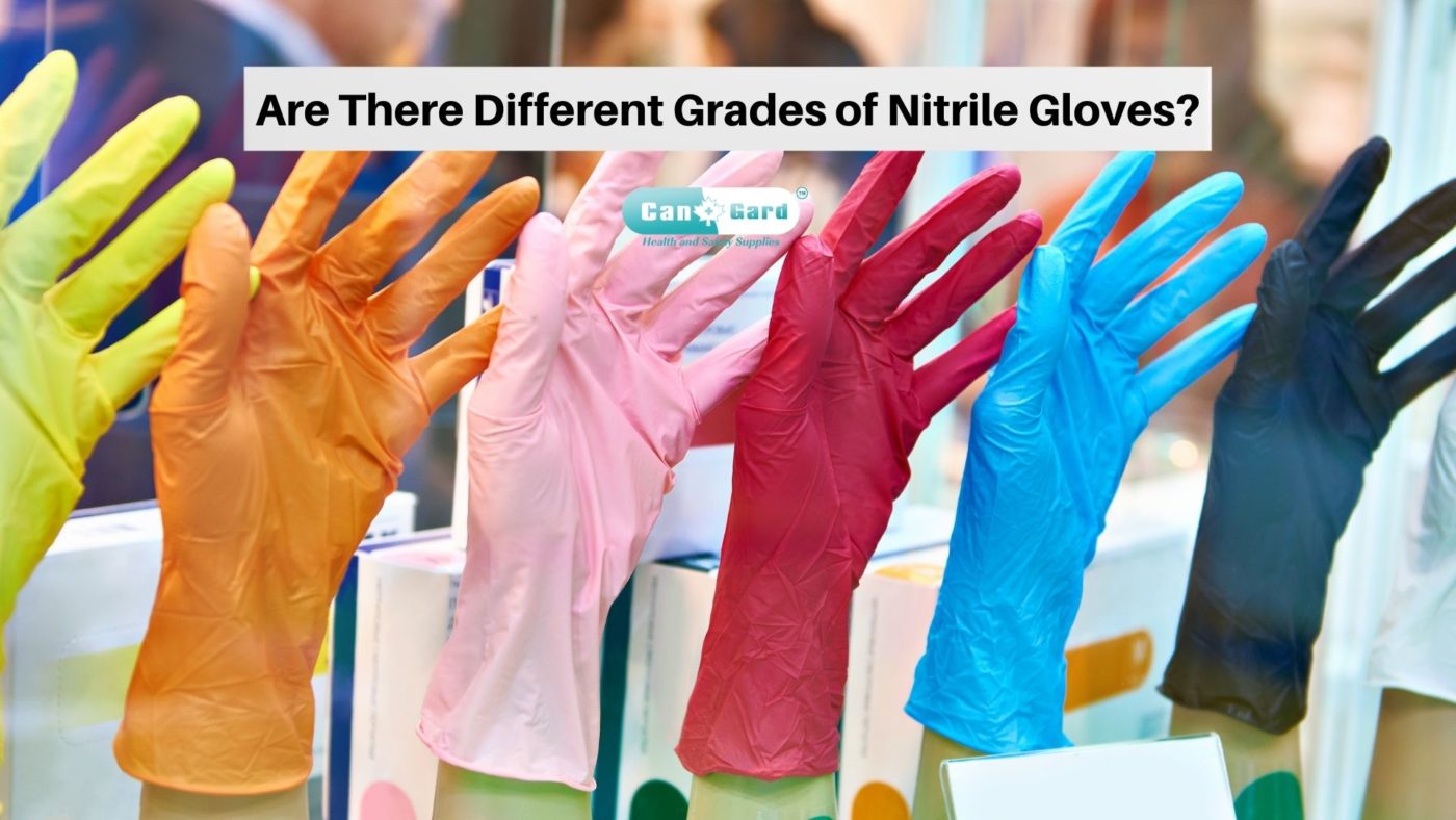 Different Grades of Nitrile Gloves