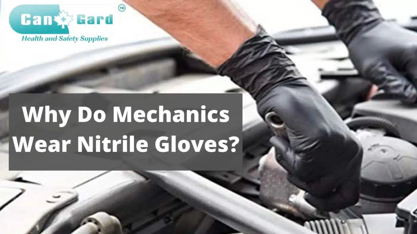Why do mechanics wear nitrile gloves